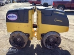 Used Trench Roller in yard for Sale,Back of used Trench Roller for Sale,Back of used Bomag Trench Roller for Sale,Side of used Bomag for Sale